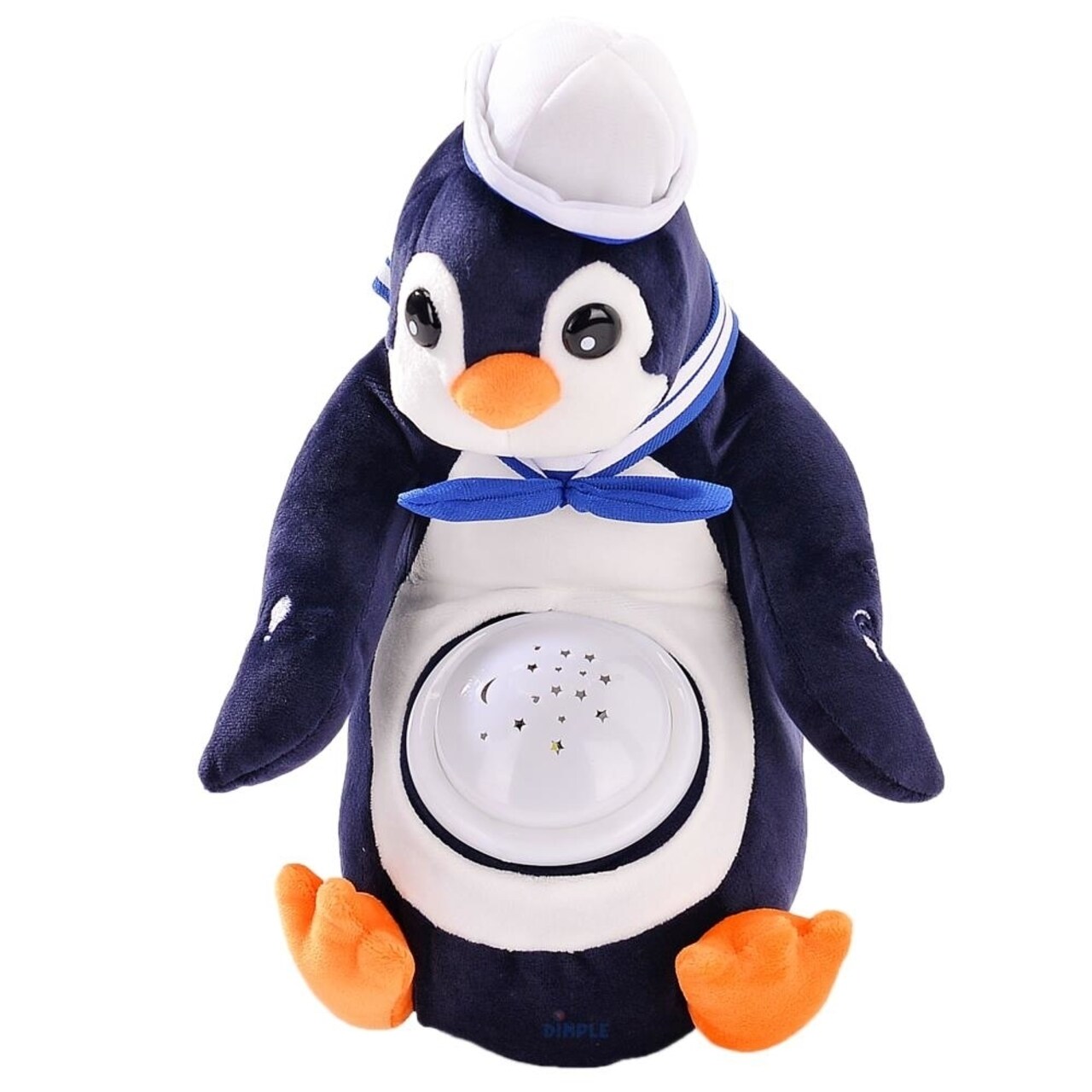 Polly Penguin Nightlight Soother Lullabies Nature Sounds Plush Toy Dimple
